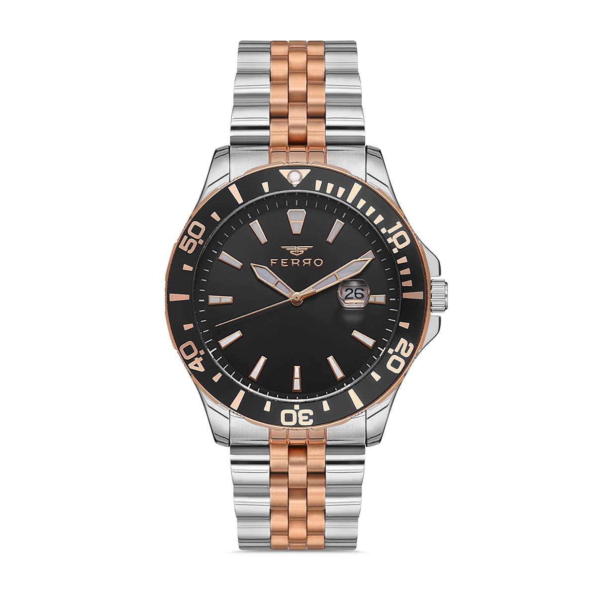 MONTRE FERRO HOMME ACIER